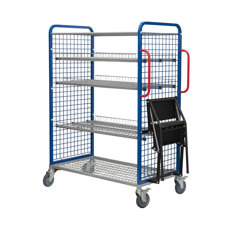 Lagertrådnet Multi-Tier Ordreplukkevogn